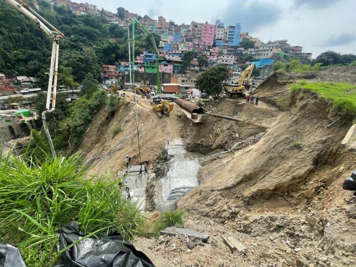 50% de avance en los trabajos de restauración en la autopista Caracas-La Guaira