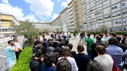 El Papa Francisco rezó el Ángelus en privado en el Hospital Gemelli