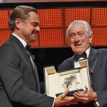 Robert De Niro recibe la Palma de Oro honorífica en Cannes de manos de Leonardo DiCaprio